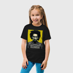 Детская футболка хлопок Граффити портер на холсте Боб Марли - фото 2