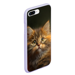 Чехол для iPhone 7Plus/8 Plus матовый Пушистый рыжий котенок - фото 2