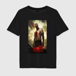 Мужская футболка хлопок Oversize Dead island zombie