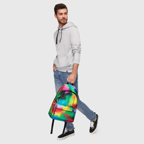 Рюкзак 3D с принтом Абстракция Карандашом, фото #5