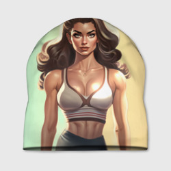 Шапка 3D Fitness girl sport