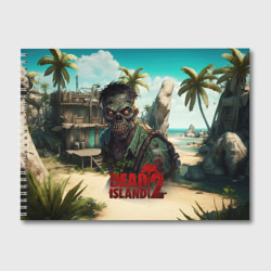 Альбом для рисования Dead island 2 zombie