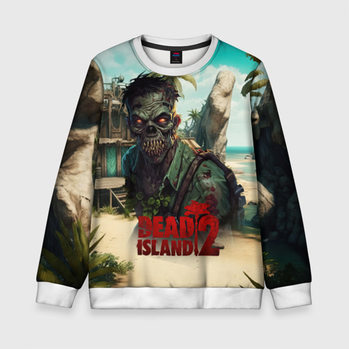 Детский свитшот 3D Dead island 2 zombie, цвет 3D печать