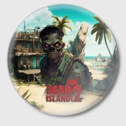 Значок Dead island 2 zombie