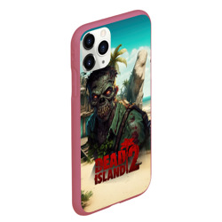 Чехол для iPhone 11 Pro Max матовый Dead island 2 zombie - фото 2