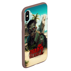 Чехол для iPhone XS Max матовый Dead island 2 zombie - фото 2