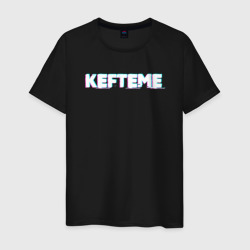 Kefteme glitch – Футболка из хлопка с принтом купить со скидкой в -20%