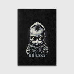 Обложка для паспорта матовая кожа Badass