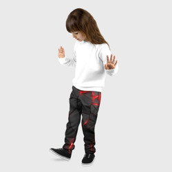 Детские брюки 3D Плиты с красной подсветкой - фото 2