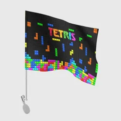 Флаг для автомобиля Фильм Тетрис с логотипом