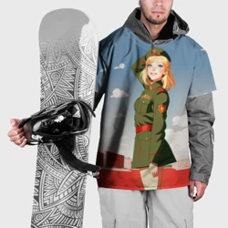 Накидка на куртку 3D Боевая девчонка