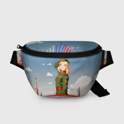 Поясная сумка 3D Боевая девчонка