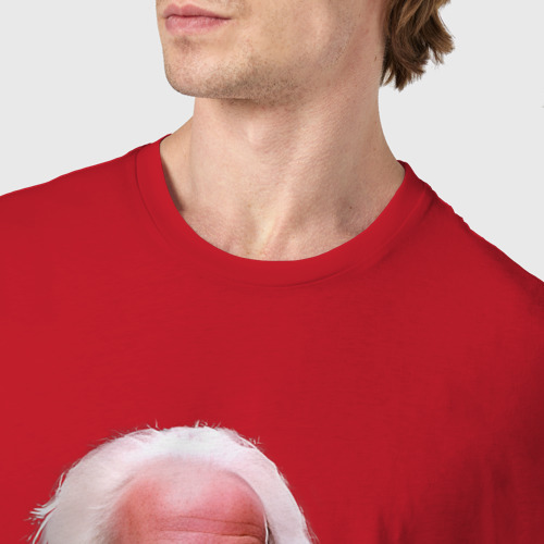 Мужская футболка хлопок Профессор назад в будущее, цвет красный - фото 6