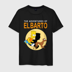 Мужская футболка хлопок Adventures of El Barto