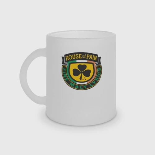 Кружка матовая стеклянная House of pain