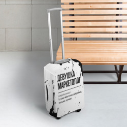 Чехол для чемодана 3D Девушка маркетолог - определение - фото 2