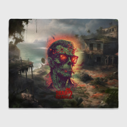 Плед 3D Dead island 2 zombie