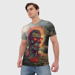 Мужская футболка 3D Dead island 2 zombie - фото 2