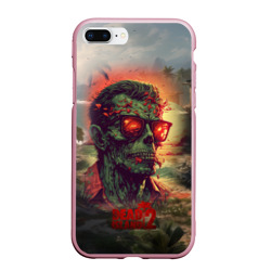 Чехол для iPhone 7Plus/8 Plus матовый Dead island 2 zombie