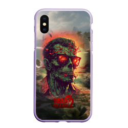 Чехол для iPhone XS Max матовый Dead island 2 zombie