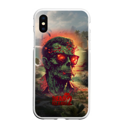 Чехол для iPhone XS Max матовый Dead island 2 zombie