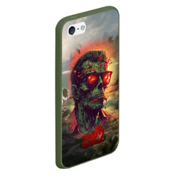 Чехол для iPhone 5/5S матовый Dead island 2 zombie - фото 2