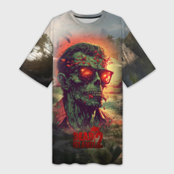 Платье-футболка 3D Dead island 2 zombie