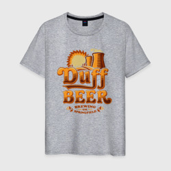 Duff beer brewing – Мужская футболка хлопок с принтом купить со скидкой в -20%