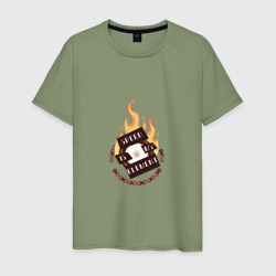  Скорость, огонь моя стихия – Мужская футболка хлопок с принтом купить со скидкой в -20%