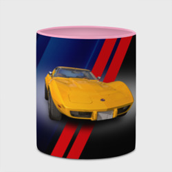 Кружка с полной запечаткой Классический спорткар Chevrolet Corvette Stingray 1978 года - фото 2