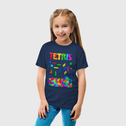 Детская футболка хлопок Фильм Тетрис логотип - фото 2