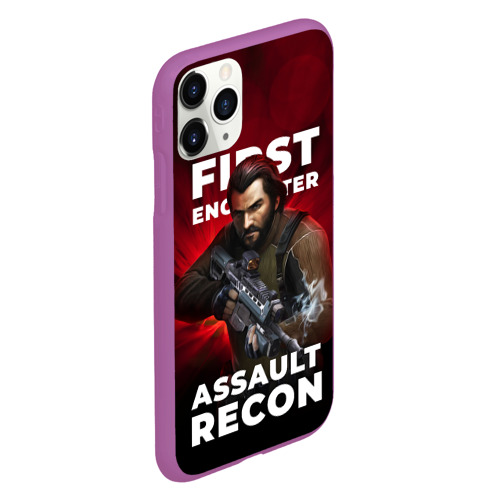 Чехол для iPhone 11 Pro матовый First encounter assault recorn fear - фото 3