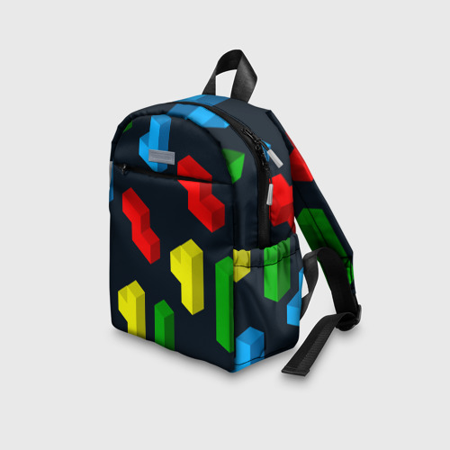 Детский рюкзак 3D Крупные фигуры из игры Тетрис - фото 5