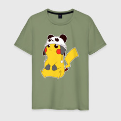 Мужская футболка хлопок Pika Panda