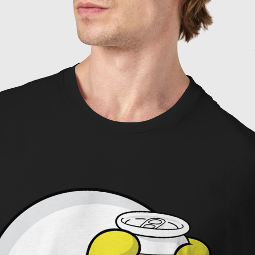 Мужская футболка хлопок с принтом Beer Duff, фото #4