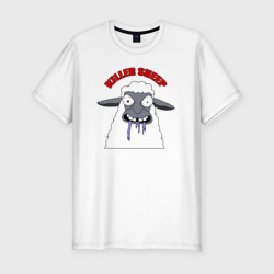 Мужская футболка хлопок Slim Killer sheep