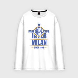 Мужской лонгслив oversize хлопок Inter Milan fans club