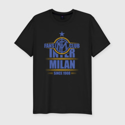 Мужская футболка хлопок Slim Inter Milan fans club
