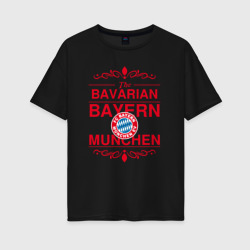 Женская футболка хлопок Oversize Bavarian Bayern