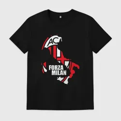 Мужская футболка хлопок Forza Milan
