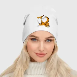 Женская шапка демисезонная Лиса Ольга - фото 2