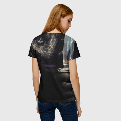 Женская футболка 3D с принтом Коллекционер, вид сзади #2