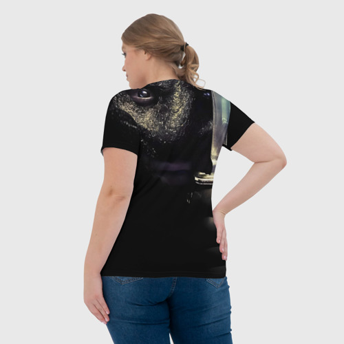 Женская футболка 3D с принтом Коллекционер, вид сзади #2