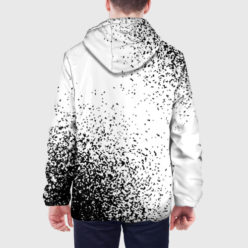 Мужская куртка 3D Limp Bizkit и рок символ на светлом фоне, цвет 3D печать - фото 5