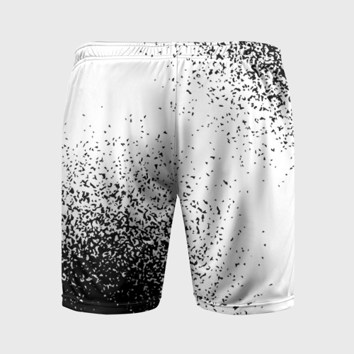 Мужские шорты спортивные Limp Bizkit и рок символ на светлом фоне, цвет 3D печать - фото 2