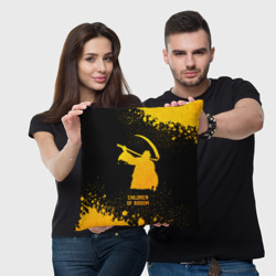 Подушка 3D Children of Bodom - gold gradient - фото 2