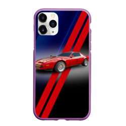 Чехол для iPhone 11 Pro Max матовый Американский маслкар Pontiac Firebird 3 поколение