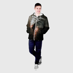 Мужская куртка 3D Ночной тоннель - фото 2