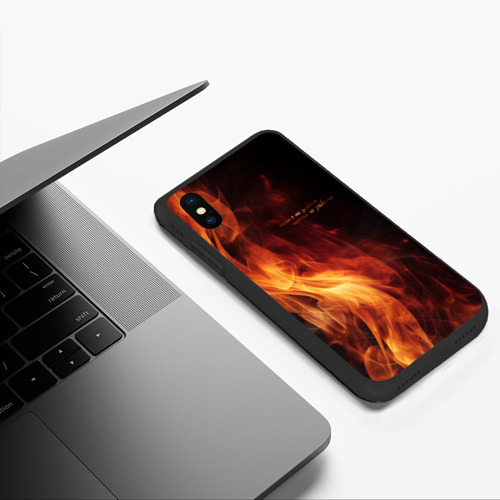 Чехол для iPhone XS Max матовый Надпись Никто не забыт, ничто не забыто - фото 5