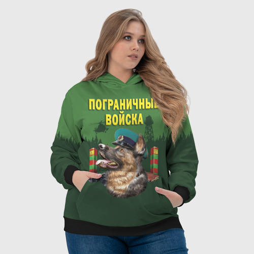 Женская толстовка 3D Погранзастава, цвет 3D печать - фото 6